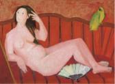 LUISE Diana 1900,A Nude on a Sofa,1952,Christie's GB 2006-03-07