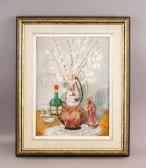 LUKE John 1906-1975,still life composition with a central focus on a v,888auctions CA 2025-07-31