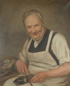 Luker Edwin 1900-1900,Portrait of a cobbler.,1948,Bonhams GB 2006-05-16