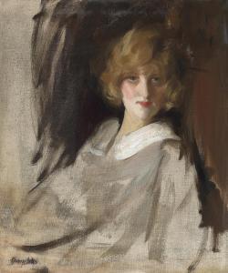 Luks George Benjamin 1867-1933,Portrait of a Woman,1914-1920,Bonhams GB 2023-11-07