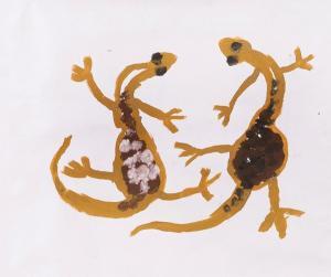 LULPUNDA Patsy,Geckos,1999,Menzies Art Brands AU 2007-11-14