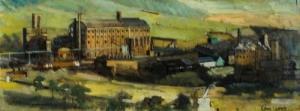 LUMB Edna 1931-1992,View of a factory,Rosebery's GB 2013-09-10