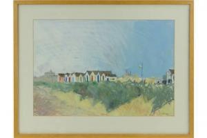 LUMLEY Alexandra 1958-1987,Beach huts,1958,Burstow and Hewett GB 2015-05-27