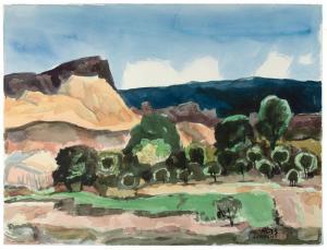 Lumpkins William Thomas 1908-2000,In the Vall,1973,Santa Fe Art Auction US 2024-03-13