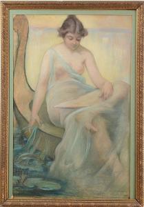 LUMSDON CHRISTINE 1937,STUDY OF A WOMAN,Stair Galleries US 2014-10-25