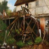 LUND Anker 1840-1922,A watermill on a summer day,1886,Bruun Rasmussen DK 2015-05-18