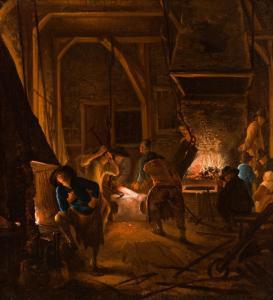 LUNDENS Gerrit 1622-1683,The iron forge,im Kinsky Auktionshaus AT 2022-12-06