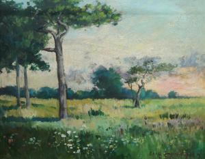 LUNDGREN Eric 1906-1971,Landscape with trees,Rosebery's GB 2022-12-14