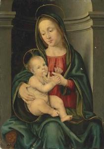 LUNETTI Tommaso Stefano 1490-1564,Madonna and Child,Christie's GB 2015-07-10