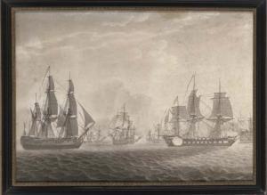 LUNY Thomas 1759-1837,East India Company Ship General Goddard, capturing,Christie's GB 2007-05-23