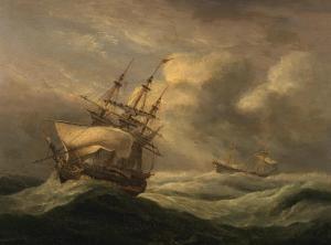 LUNY Thomas 1759-1837,Shipping in a rough sea off the Cape of Good Hope,Bonhams GB 2024-04-24