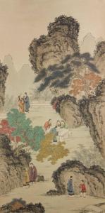 Luo Ping 1733-1799,Visiting friends in mountain,888auctions CA 2017-04-06