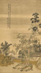 LUO WANG 1699-1724,Landscape in Spring,1707,Christie's GB 2018-05-28