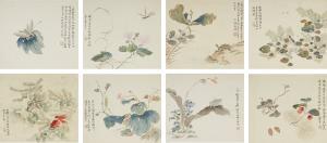 LUO WENG 1790-1849,FLOWER AND INSECTS,Sotheby's GB 2019-03-23