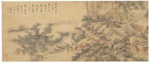 LUO WENG 1790-1849,One Hundred Deer,1813,Christie's GB 2019-09-10