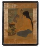 LUONG XUAN NHI 1913-2006,Deux jeunes filles vendent du thé,1936,Aguttes FR 2025-05-13
