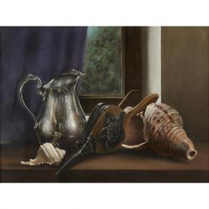 LUPETTI Roberto 1928-1997,STILL LIFE WITH PITCHER AND SHELL,Freeman US 2019-02-13