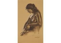 LUPETTI Roberto 1928-1997,Woman with instruments,Mainichi Auction JP 2018-10-13