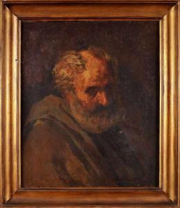 Lupi Angelo Miguel 1826-1883,Portrait of an Elder,1877,Cabral Moncada PT 2019-09-23
