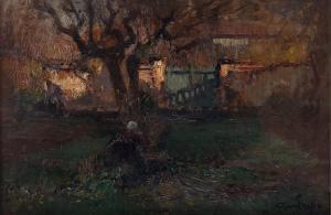 LUPO Alessandro 1876-1953,PAESAGGIO,Trend Auction IT 2025-04-16