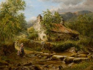 LUPTON Nevil Oliver 1828,A Welsh Mill Scene,1879,Bonhams GB 2008-09-20
