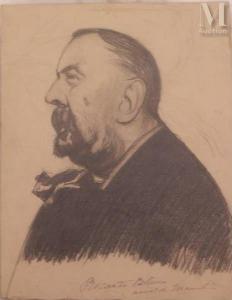 LUQUE Manuel 1854,Portrait de Ricardo Blasco,Millon & Associés FR 2024-01-25