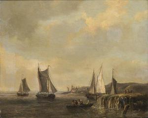LUTGERS Petrus Josephus 1808-1874,Seascape with boats,Subastas Segre ES 2019-10-22