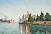 LUTTEROTH Ascan 1842-1923,Il Camposanto a Venezia,1885,Palais Dorotheum AT 2006-06-01