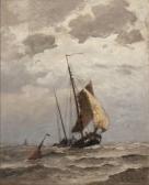 LUTTEROTH Emma 1854-1894,Fishing Boat,1888,Stahl DE 2021-02-26