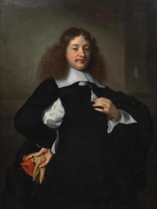 LUTTICHUYS Isaak 1616-1673,Portrait of a gentleman, three-quarter-length,1658,Bonhams GB 2024-04-10