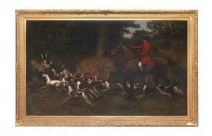 LUTYENS Charles Augustus Henry 1829-1915,Huntsman and hounds,Bonhams GB 2022-02-15