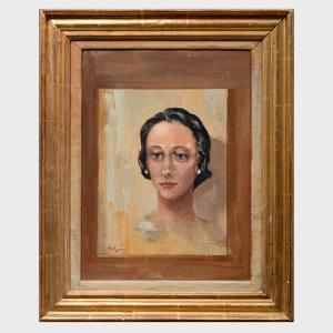 LUTYENS Robert 1900-1900,Portrait of Evelyn Straus,1953,Stair Galleries US 2019-06-22