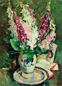 LUTZ Anton 1894-1992,A jug with a bouquet of flowers,1952,Palais Dorotheum AT 2017-03-23