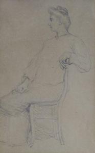 LUXARDO Lazzaro 1865-1949,Figura seduta,Galleria Pananti Casa d'Aste IT 2016-07-14