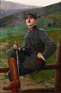 LUXORO Alfredo 1859-1918,Ritratto di soldato,1916,Cambi IT 2023-07-27
