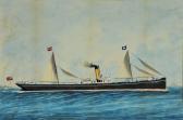 LUZZO Antonio 1855-1907,Ritratto delpiroscafo Lady Gray in navigazione in ,Cambi IT 2010-09-11