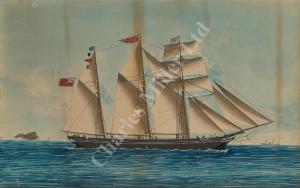 LUZZO Antonio 1855-1907,The three-masted topsail schooner  Gladstone,Charles Miller Ltd 2018-11-06