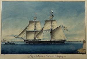 LUZZO Giovanni, John 1800-1900,Brig Berdinkha of Whitby - Capt. C Thompson 1,David Duggleby Limited 2021-04-16