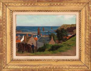 LYDON HERBERT 1855-1922,"Sketch at Stonehaven N.B." (New Brunswick),1901,Eldred's US 2014-08-01