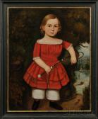 LYDSTON JR William 1813-1881,Portrait of a Young Boy in Red.,1847,Skinner US 2011-03-06