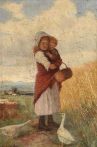 LYLE Thomas Byron 1800-1900,The Goose Girl,Morgan O'Driscoll IE 2017-03-13