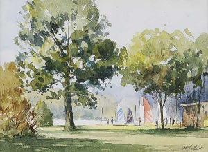 LYLES George,SAILING IN THE PARK,Ross's Auctioneers and values IE 2021-02-24