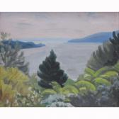 LYMAN John Goodwin 1886-1967,Alpine Landscape Before a Lake,William Doyle US 2015-07-16