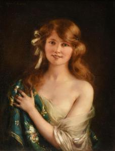 LYNCH Albert 1860-1950,Portrait of a Young Beauty,Simpson Galleries US 2023-05-20