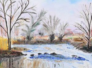 LYNCH Anthony,TREES BY THE RIVER,Ross's Auctioneers and values IE 2019-08-07