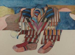LYNCH Frederick J 1935-2016,Landscape, Fabrics and Shoes,1977,Barridoff Auctions US 2021-08-14