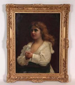 LYNDE Raymond 1854-1928,Portrait of a Young Girl,Nye & Company US 2022-01-19