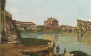 LYNGBYE Lauritz B. 1805-1869,Castel St. Angelo,1830,Bruun Rasmussen DK 2019-11-11