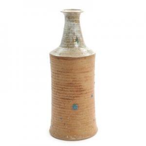 LYNGGAARD Finn,An earthenware vase partly decorated with light gl,Bruun Rasmussen 2022-03-08