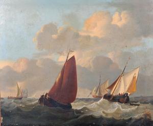 LYNN John 1828-1845,Shipping in Rough Seas,John Nicholson GB 2020-01-29